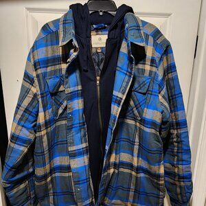 Legendary Whitetails Hooded Flannel Shirt Jacket